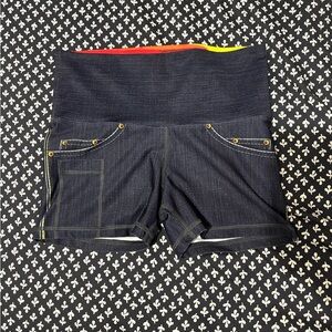 InKnBurn Black Denim Women's Shorts